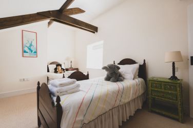 One of the twin bedrooms