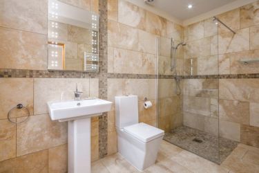 Walk in easy access shower