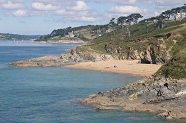 One of the many sandy coves to explore