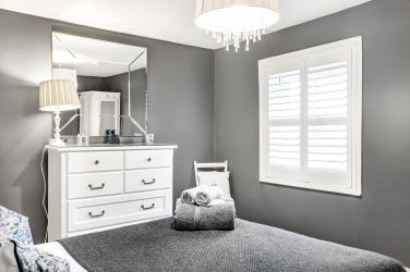 Master bedroom with double bed