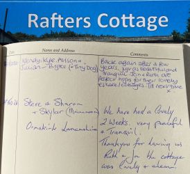 Rafters guest book