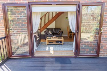 Lounge viewed from decking