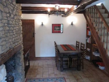 Dining room with refectory table