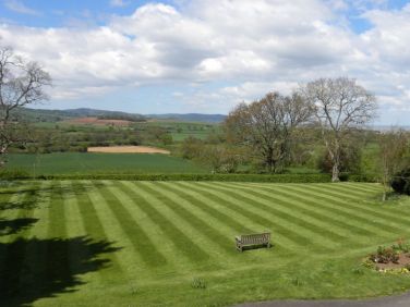 View from the front lawn of Cedar House B&B