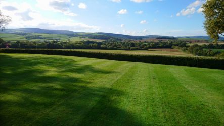 View of Exmoor from the garden