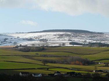 Snow covered Exmoor
