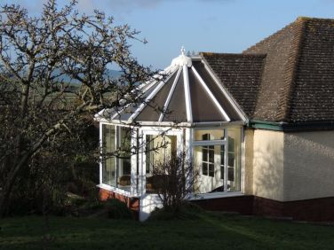 Conservatory from the garden