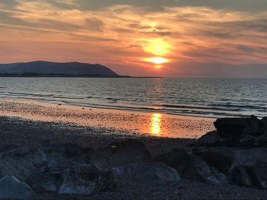 Sunset  at Blue Anchor Bay