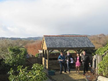 The love shack, where you can get together for your evening parties