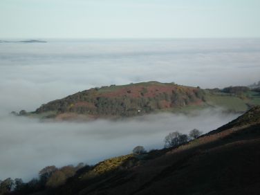 Moel y Gaer taken from cottage fields