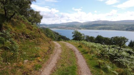 The Hill Road - to Castle Sween, amazing views