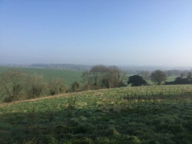 Early morning- 5 minutes walk from the cottage