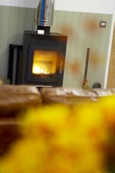 Log burner for the colder weather