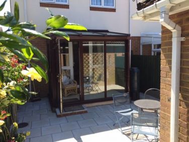 Secure and secluded courtyard garden