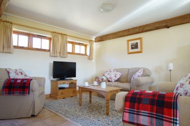 Sitting area, Fallow Cottage, Hucklesbrook Farm, New Forest