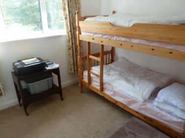 The bunk bedroom