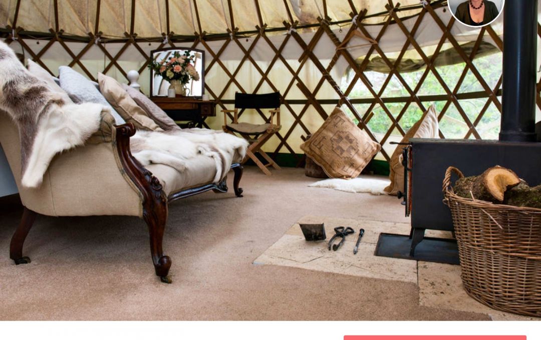 Moonbeam, Romantic Yurt in Dartmoor, Sleeps 2, Hot Tub, Pub Nearby