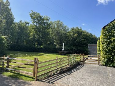 View from side of cottage