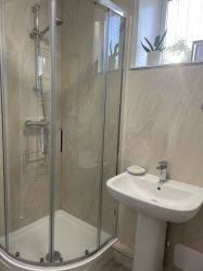 Modern ground floor shower room renewed in December 2025