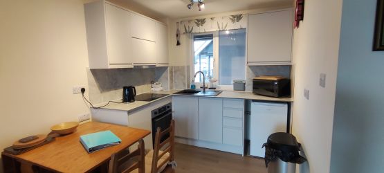 Kitchen and dining area