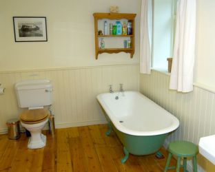 The upstairs bathroom. There's also a shower room downstairs