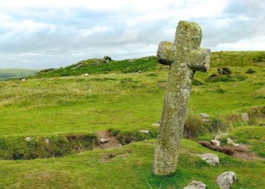 Windy post near Pew Tor on Dartmoor