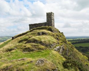 The iconic St Michael d'Rupe church at Brentor - just 5 minutes away