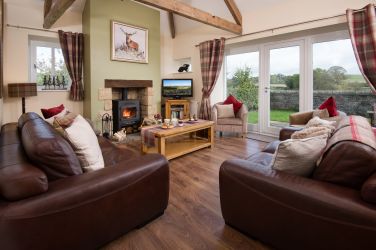 Living room with stunning views