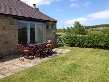 Private garden with views over the burn