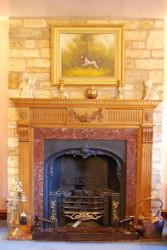 Gas effect fire - a cosy atmosphere at the flick of a switch