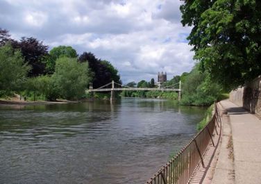 Enjoy riverside walks