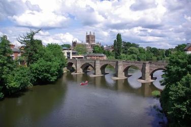 Visit Hereford City on the banks of the River Wye
