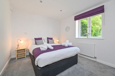 Bedroom 6.  Downstairs bedroom with King Size bed and ensuite.  Ideal for limited mobility.