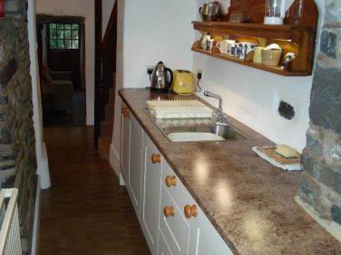 Open plan from kitchen to front door