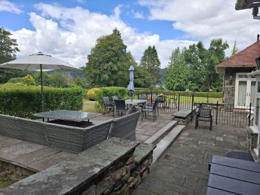 Private patio