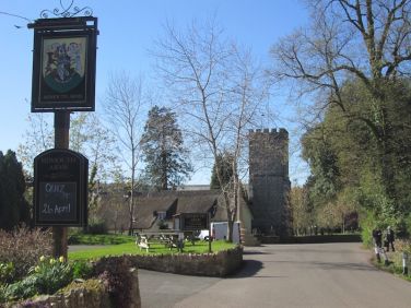 Take a walk to Upottery village and visit the local pub