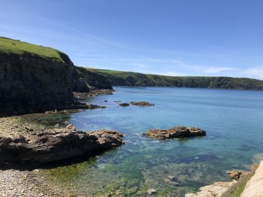 A stunning location on the Pembrokeshire coast.