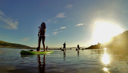Why not try Stand up Paddle Boarding at Barmouth - great fun!