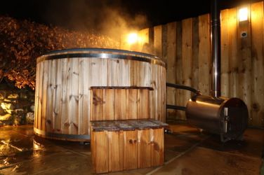 Just light the stove and watch the temperature rise!