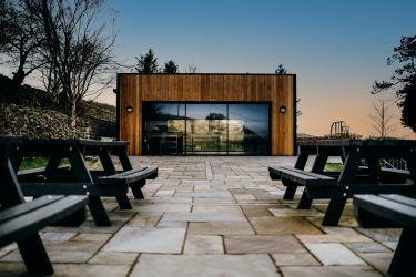 The Studio is the new 100 square metre function room in the grounds of Ty Gwyn