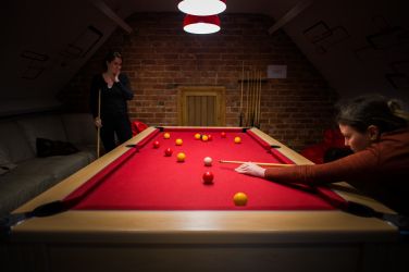 The games room is a real hit and Sonos speaker means you never miss out on the entertainment