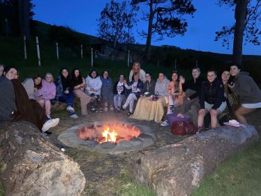 The fire pit is the perfect place to finish off any evening - don't forget the marshmallows!