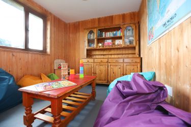 Snug- full of bean bags, toys, games and books