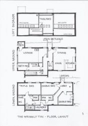 Floor plan - plenty of space for friends and families