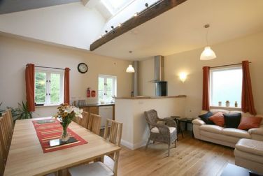 Open plan Kitchen dining room with snug