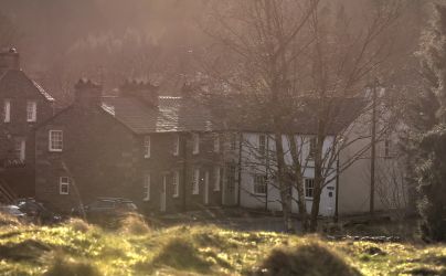 The cottage, viewed from the Common