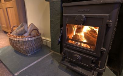 Log burner for cosy nights in