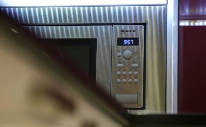 Microwave, alongside, Induction hob and separate oven