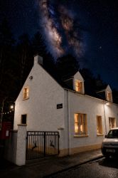 Craigview at night with Milky Way galaxy