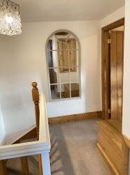 Beautiful full length mirror from John Lewis on the landing